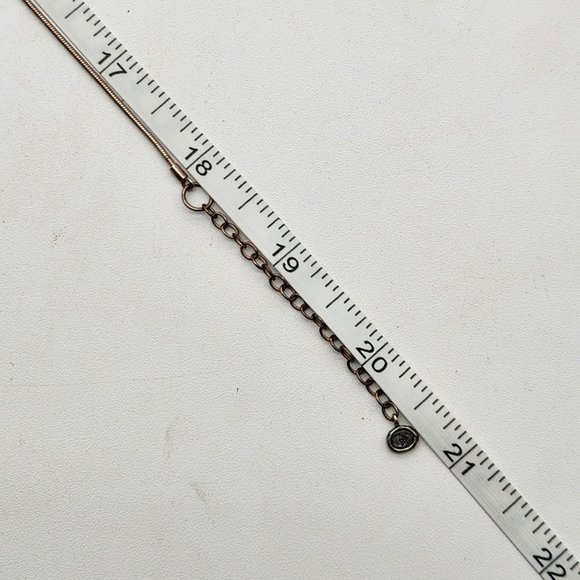 Silpada Eden Sterling Silver 925 Hammered Cut Out Pendant Necklace 18" + 2" - Picture 8 of 11